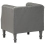 Sillón de cuero auténtico gris de , Sillones - Ref: Foro24-286591, Precio: 251,90 €, Descuento: %
