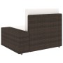 Sofá seccional esquina reposabrazos izq. ratán sintético marrón de , Sofás modulares de exterior - Ref: Foro24-49509, Precio:...