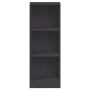 Estantería de 3 niveles madera ingeniería gris 40x24x109 cm de , Librerías y estanterías - Ref: Foro24-800830, Precio: 70,92 ...