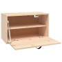 Armario de pared de madera maciza de pino 60x30x35 cm de , Estantes y estanterías - Ref: Foro24-818350, Precio: 62,98 €, Desc...
