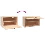 Armario de pared de madera maciza de pino 60x30x35 cm de , Estantes y estanterías - Ref: Foro24-818350, Precio: 62,98 €, Desc...