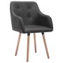 Sillas de comedor 2 unidades tela gris oscuro de , Sillas de comedor - Ref: Foro24-322982, Precio: 169,62 €, Descuento: %