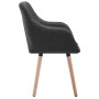 Sillas de comedor 2 unidades tela gris oscuro de , Sillas de comedor - Ref: Foro24-322982, Precio: 169,62 €, Descuento: %