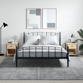 Mesitas noche 2 uds madera ingeniería roble Sonoma 40x42x50 cm de , Mesitas de noche - Ref: Foro24-825936, Precio: 75,93 €, D...