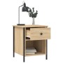 Mesitas noche 2 uds madera ingeniería roble Sonoma 40x42x50 cm de , Mesitas de noche - Ref: Foro24-825936, Precio: 75,93 €, D...