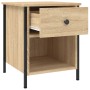 Mesitas noche 2 uds madera ingeniería roble Sonoma 40x42x50 cm de , Mesitas de noche - Ref: Foro24-825936, Precio: 75,93 €, D...