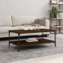 Mesa de centro madera de ingeniería marrón roble 100x55x40 cm de , Mesas de centro - Ref: Foro24-832837, Precio: 41,82 €, Des...