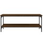 Mesa de centro madera de ingeniería marrón roble 100x55x40 cm de , Mesas de centro - Ref: Foro24-832837, Precio: 41,82 €, Des...