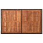 Set comedor de jardín 7 piezas ratán sintético y madera negro de , Conjuntos de jardín - Ref: Foro24-47681, Precio: 736,59 €,...