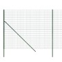 Cerca de alambre de acero galvanizado verde 1,4x25 m de , Paneles de vallas - Ref: Foro24-154075, Precio: 181,73 €, Descuento: %