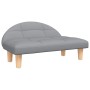 Cama para perros de tela gris claro 70x52x30 cm de , Camas para perros - Ref: Foro24-171933, Precio: 66,85 €, Descuento: %
