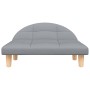 Cama para perros de tela gris claro 70x52x30 cm de , Camas para perros - Ref: Foro24-171933, Precio: 66,85 €, Descuento: %