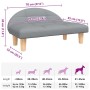 Cama para perros de tela gris claro 70x52x30 cm de , Camas para perros - Ref: Foro24-171933, Precio: 66,85 €, Descuento: %