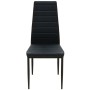 Conjunto de mesas y sillas de comedor de cinco piezas negro de , muebles para cocinas y comedores - Ref: Foro24-242933, Preci...