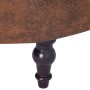 Silla de respaldo alto de cuero sintético de ante marrón de , Sillones - Ref: Foro24-281380, Precio: 295,97 €, Descuento: %