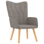 Sillón de relax con reposapiés de tela gris taupé de , Sillones - Ref: Foro24-327543, Precio: 107,09 €, Descuento: %