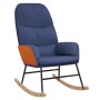 Silla mecedora de tela azul de , Mecedoras - Ref: Foro24-341046, Precio: 118,00 €, Descuento: %