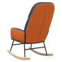 Silla mecedora de tela azul de , Mecedoras - Ref: Foro24-341046, Precio: 118,00 €, Descuento: %