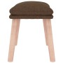 Reposapiés de tela marrón 45x29,5x35 cm de , Otomanas - Ref: Foro24-341427, Precio: 27,37 €, Descuento: %