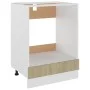 Armario de horno madera contrachapada color roble 60x46x81,5 cm de vidaXL, Armarios de cocina - Ref: Foro24-802500, Precio: 5...