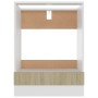 Armario de horno madera contrachapada color roble 60x46x81,5 cm de vidaXL, Armarios de cocina - Ref: Foro24-802500, Precio: 6...
