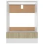 Armario de horno madera contrachapada color roble 60x46x81,5 cm de vidaXL, Armarios de cocina - Ref: Foro24-802500, Precio: 5...