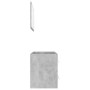 Set muebles de baño 2 piezas madera contrachapada gris hormigón de , Muebles de baño - Ref: Foro24-804849, Precio: 96,10 €, D...