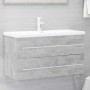 Set muebles de baño 2 piezas madera contrachapada gris hormigón de , Muebles de baño - Ref: Foro24-804849, Precio: 96,10 €, D...