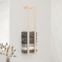 Toallero de madera maciza de pino 23x18x110 cm de , Toalleros - Ref: Foro24-822402, Precio: 22,29 €, Descuento: %