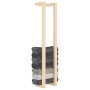 Toallero de madera maciza de pino 23x18x110 cm de , Toalleros - Ref: Foro24-822402, Precio: 22,29 €, Descuento: %