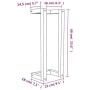 Toallero de madera maciza de pino 23x18x60 cm de , Toalleros - Ref: Foro24-822392, Precio: 16,95 €, Descuento: %