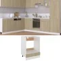 Armario de horno madera contrachapada color roble 60x46x81,5 cm de vidaXL, Armarios de cocina - Ref: Foro24-802500, Precio: 5...