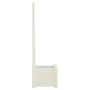 Jardinera con enrejado PP blanco 43x43x142 cm de vidaXL, Maceteros y jardineras - Ref: Foro24-313979, Precio: 88,02 €, Descue...
