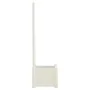 Jardinera con enrejado PP blanco 43x43x142 cm de vidaXL, Maceteros y jardineras - Ref: Foro24-313979, Precio: 86,97 €, Descue...