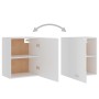 Armario colgante cocina madera ingeniería blanco 50x31x60 cm de vidaXL, Armarios de cocina - Ref: Foro24-801260, Precio: 61,8...