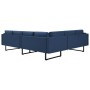 Sofá de esquina de tela azul de , Sofás - Ref: Foro24-288163, Precio: 685,04 €, Descuento: %