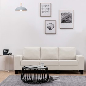 Sofá de 3 plazas de tela color crema de , Sofás - Ref: Foro24-287122, Precio: 399,18 €, Descuento: %