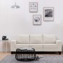 Sofá de 3 plazas de tela color crema de , Sofás - Ref: Foro24-287122, Precio: 399,18 €, Descuento: %