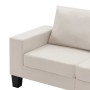 Sofá de 3 plazas de tela color crema de , Sofás - Ref: Foro24-287122, Precio: 399,18 €, Descuento: %