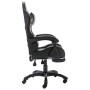 Silla gaming con reposapiés cuero sintético negro y camuflaje de , Sillas de oficina - Ref: Foro24-320096, Precio: 156,28 €, ...