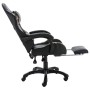 Silla gaming con reposapiés cuero sintético negro y camuflaje de , Sillas de oficina - Ref: Foro24-320096, Precio: 156,28 €, ...