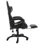 Silla gaming con reposapiés cuero sintético negro y camuflaje de , Sillas de oficina - Ref: Foro24-320096, Precio: 156,28 €, ...