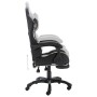 Silla gaming con reposapiés cuero sintético negro y camuflaje de , Sillas de oficina - Ref: Foro24-320096, Precio: 156,28 €, ...