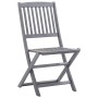 Sillas de jardín plegables 6 uds cojines madera maciza acacia de , Sillas de jardín - Ref: Foro24-3065441, Precio: 344,78 €, ...