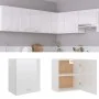 Armario colgante cocina madera ingeniería blanco brillo de vidaXL, Armarios de cocina - Ref: Foro24-801265, Precio: 73,24 €, ...
