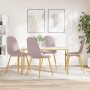 Sillas de comedor 4 unidades terciopelo rosa en Sillas de comedor | Comprar online en Foru.es