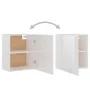 Armario colgante cocina madera ingeniería blanco brillo de vidaXL, Armarios de cocina - Ref: Foro24-801265, Precio: 73,24 €, ...