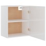 Armario colgante cocina madera ingeniería blanco brillo de vidaXL, Armarios de cocina - Ref: Foro24-801265, Precio: 74,77 €, ...