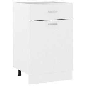 Armario inferior cajón cocina madera ingeniería 50x46x81,5cm de vidaXL, Armarios de cocina - Ref: Foro24-801220, Precio: 91,4...