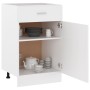 Armario inferior cajón cocina madera ingeniería 50x46x81,5cm de vidaXL, Armarios de cocina - Ref: Foro24-801220, Precio: 91,4...